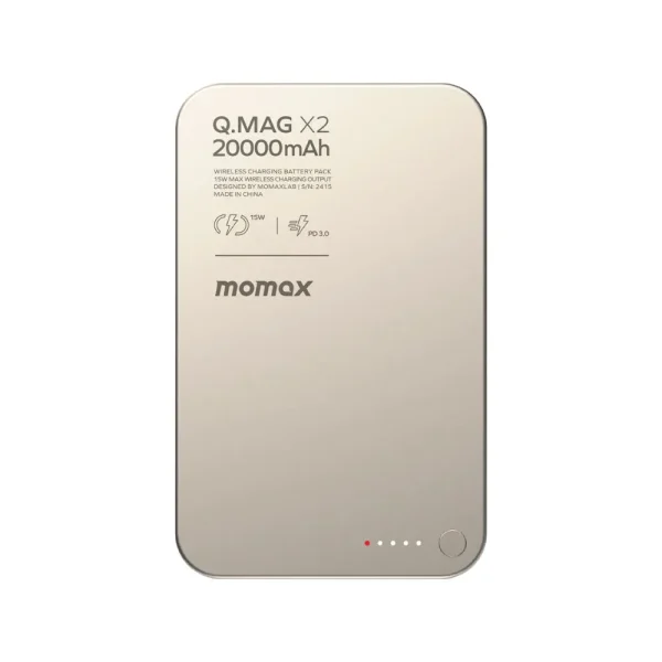 Momax Q Mag X2 20000mah Magnetic Wireless Power Bank (4)